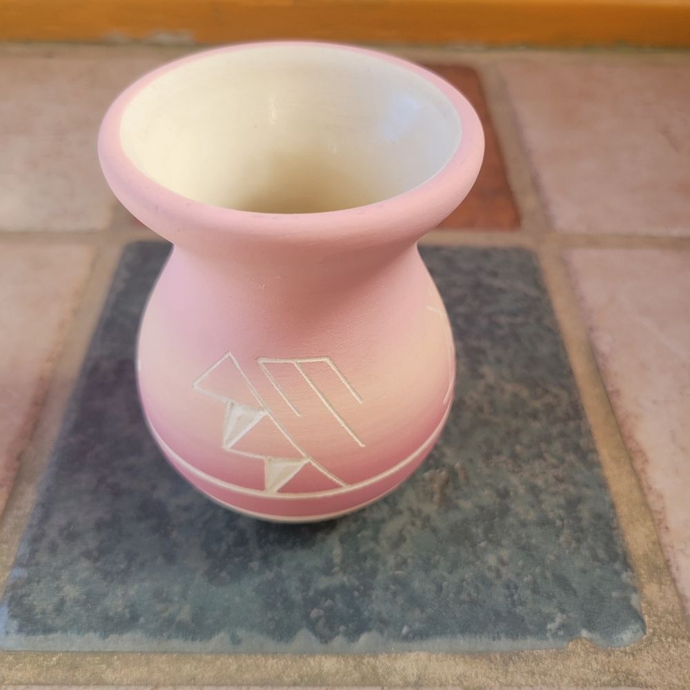 Pink Sioux Mini Pottery Southwestern Gifts & Collectibles Home Decor